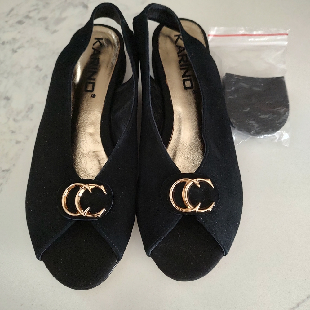 Black Women's Slingback Shoes